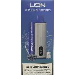 Электронная сигарета UDN X Plus 12000 Черника лёд